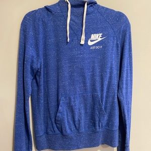 nike loose blue/purple hoodie